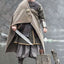 Handcrafted Viking Seax Knife with Premium Leather Sheath - Korvel