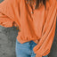 Half Snap Long Sleeve Sweatshirt