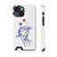 Minimal Line Portrait MagSafe iPhone Case — Say Less Edition