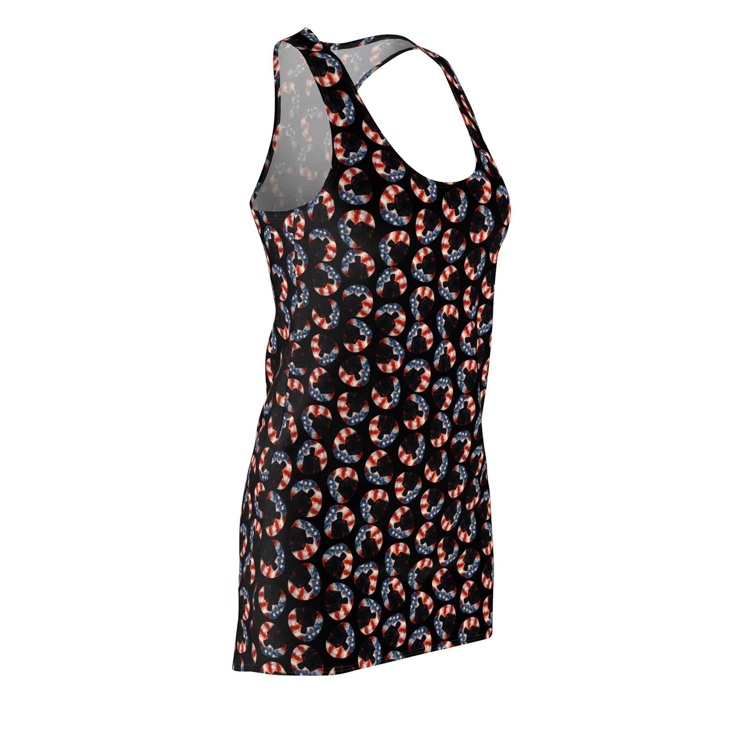 Stars & Stripes Crescent Racerback Dress