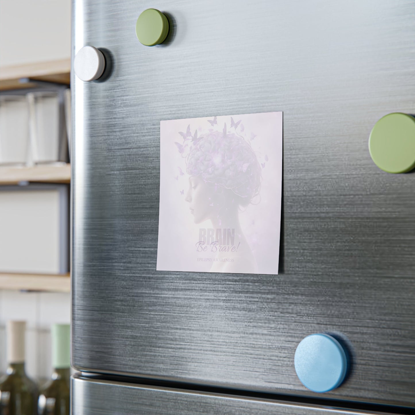 Beautiful Brain Epilepsy Awareness Sticky Note Pads