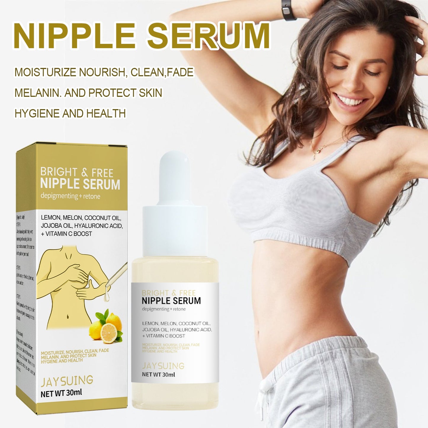 Nipple Serum, Pregnant Women During Pregnancy And Lactation Anti-chapping Moisturizing Repair Cream - Korvel