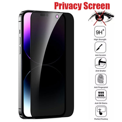 Premium Anti-Spy Tempered Glass Privacy Screen Protector