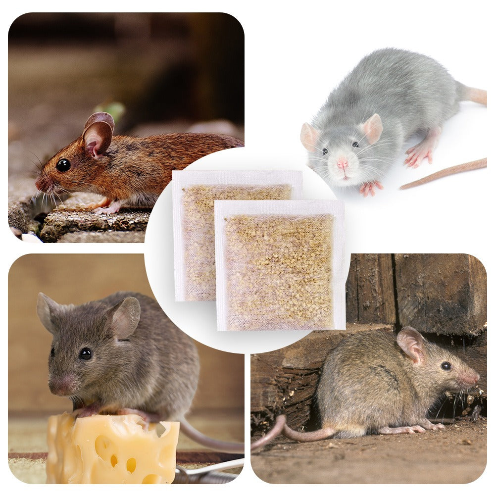 Natural Mouse Rodent Pouch Pest Control Anti Mouse Trap Repel Mice from Nesting & Freshen Air Cinnamon/Peppermint Oils - Korvel