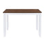 Ensemble de salle à manger rustique minimaliste en bois TOPMAX 5 pièces