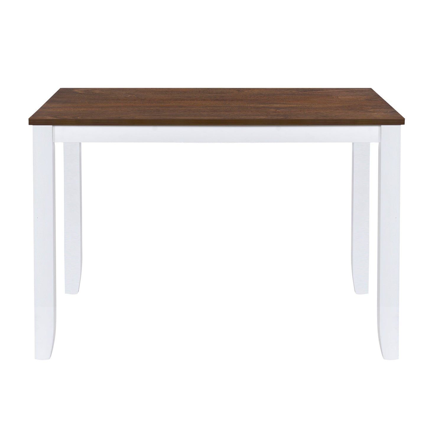Ensemble de salle à manger rustique minimaliste en bois TOPMAX 5 pièces