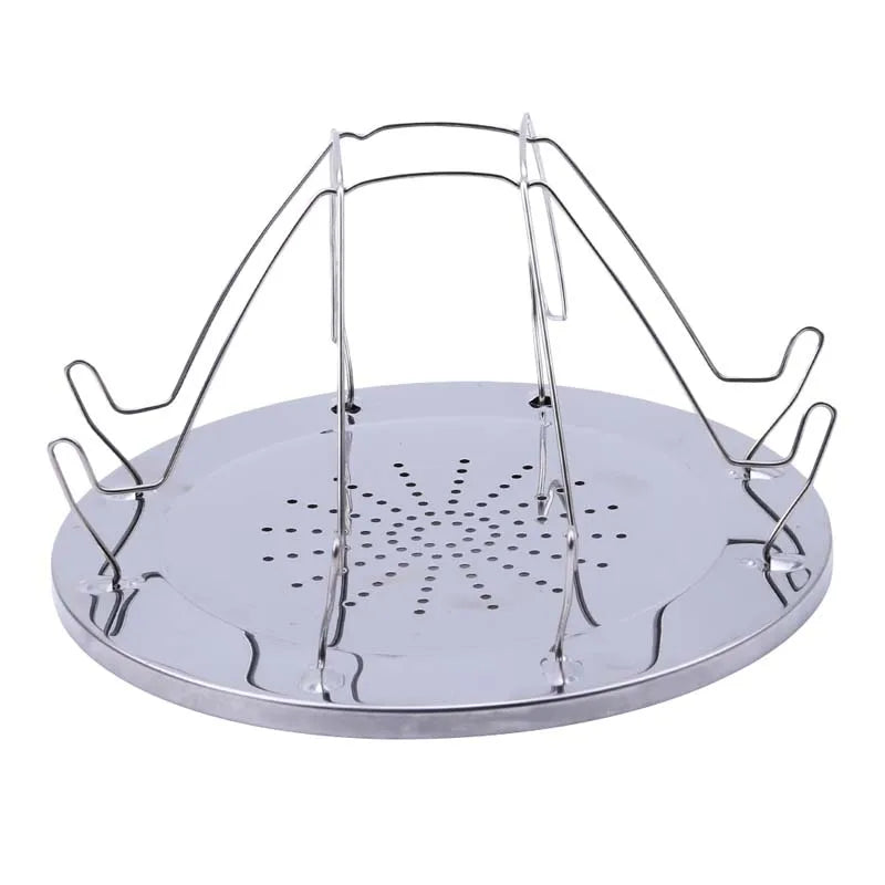 Simple Portable Stainless Steel Toast Rack Outdoor Camping Toaster Folding Portable Grill Multi-Purpose Stove Grill High Quality - Korvel