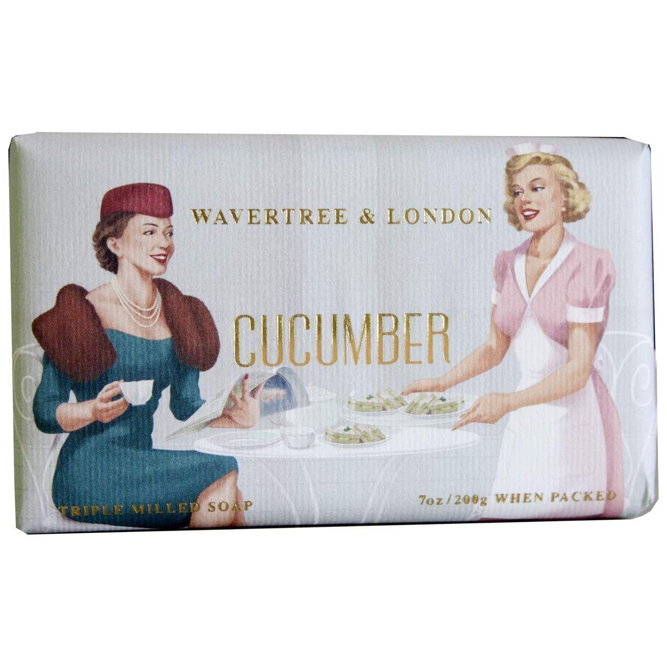 Wavertree & London Cucumber Luxury Soap Bar - 7 Ounces