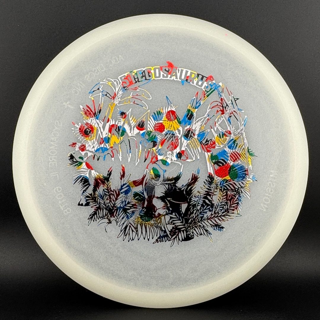 Glow Egg Shell Stegosaurus - Special Edition Disc Golf Disc