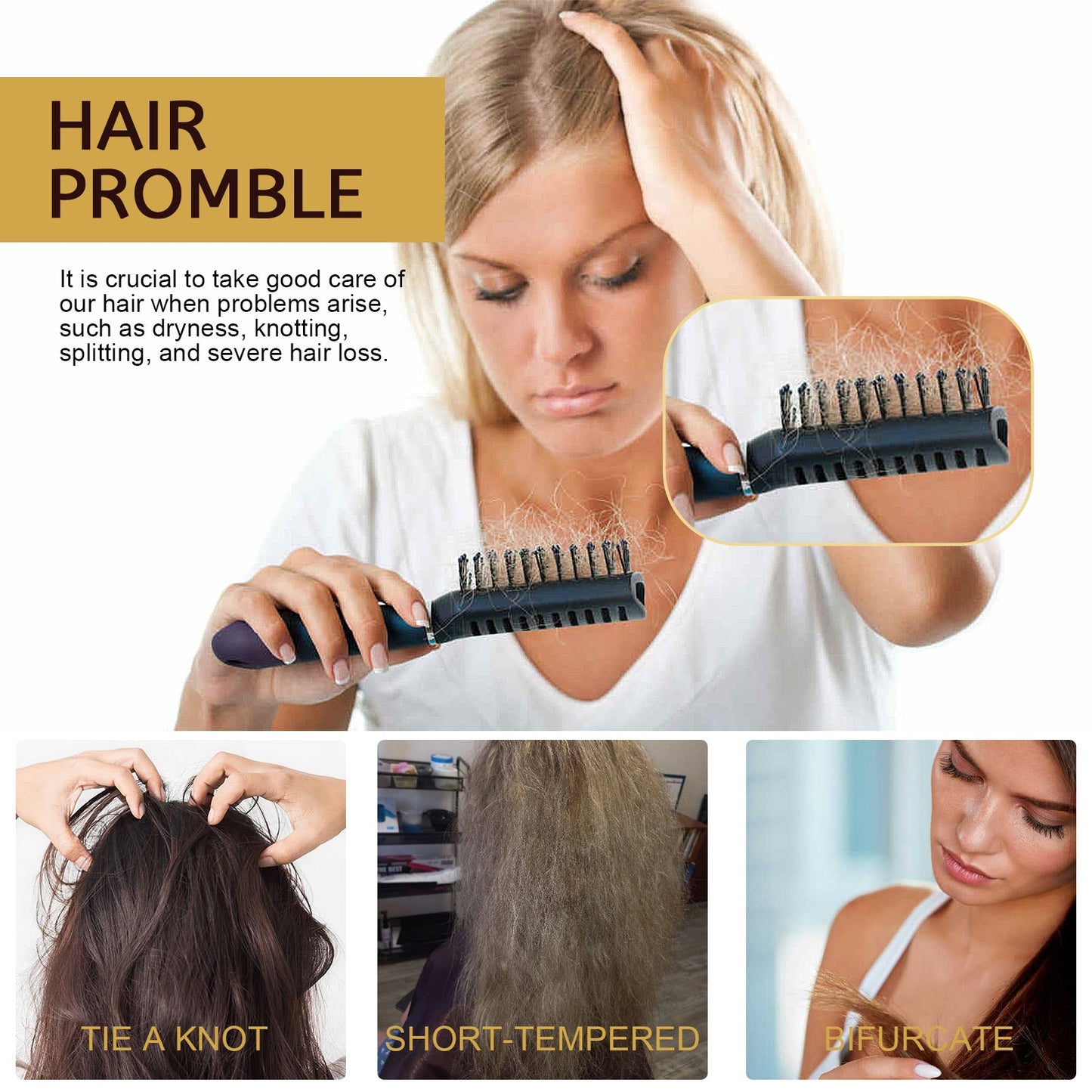 Deep Moisturizing Hair Mask for Damaged Hair Repair