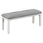 Ensemble de salle à manger TREXM Classic 6 pièces - Blanc et gris
