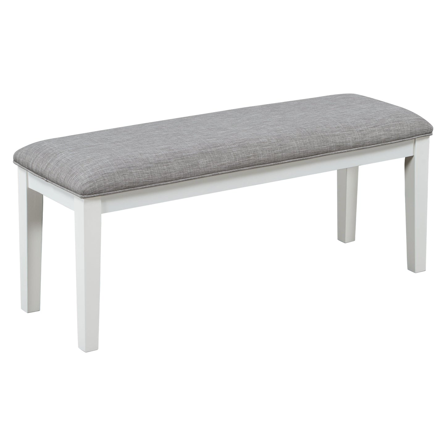 Ensemble de salle à manger TREXM Classic 6 pièces - Blanc et gris