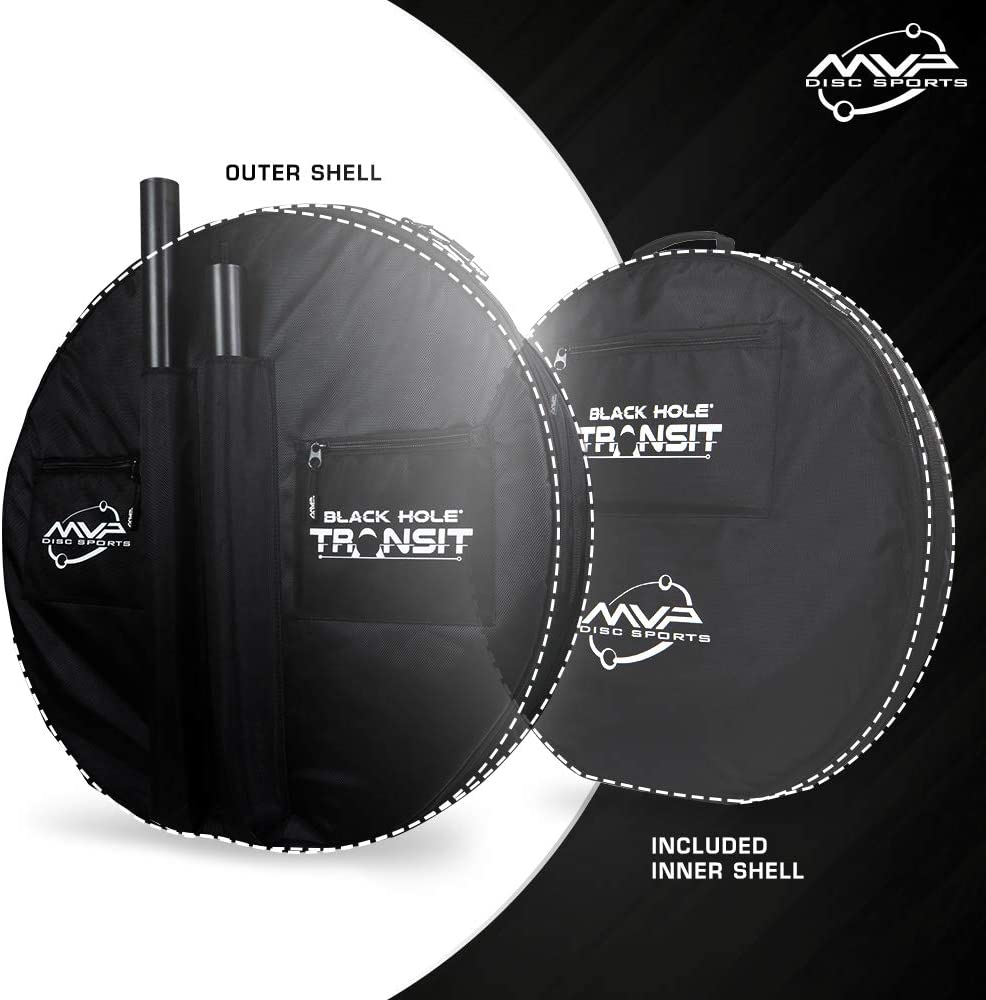 Canasta de Disc Golf MVP Black Hole Pro con Bolsa de Transporte