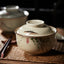 6.5 inch instant noodles bowl with cover bento box student underglaze color ceramic suit Lamian Noodles bowl canteen tableware - Korvel