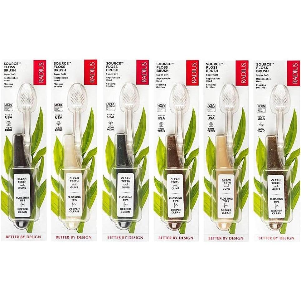 Radius Source Brush Medium Replaceable Head Toothbrush