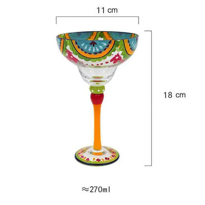 Colorful Wine Glasses Cups Cocktail Goblet Champagne Cup Glasses Bar Party Home DrinkWare Wedding Gifts Kitchen Accessories NEW - Korvel