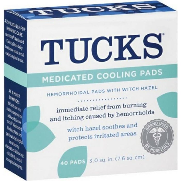 Tucks Tampons Médicamentés Refroidissants - 40 Compte