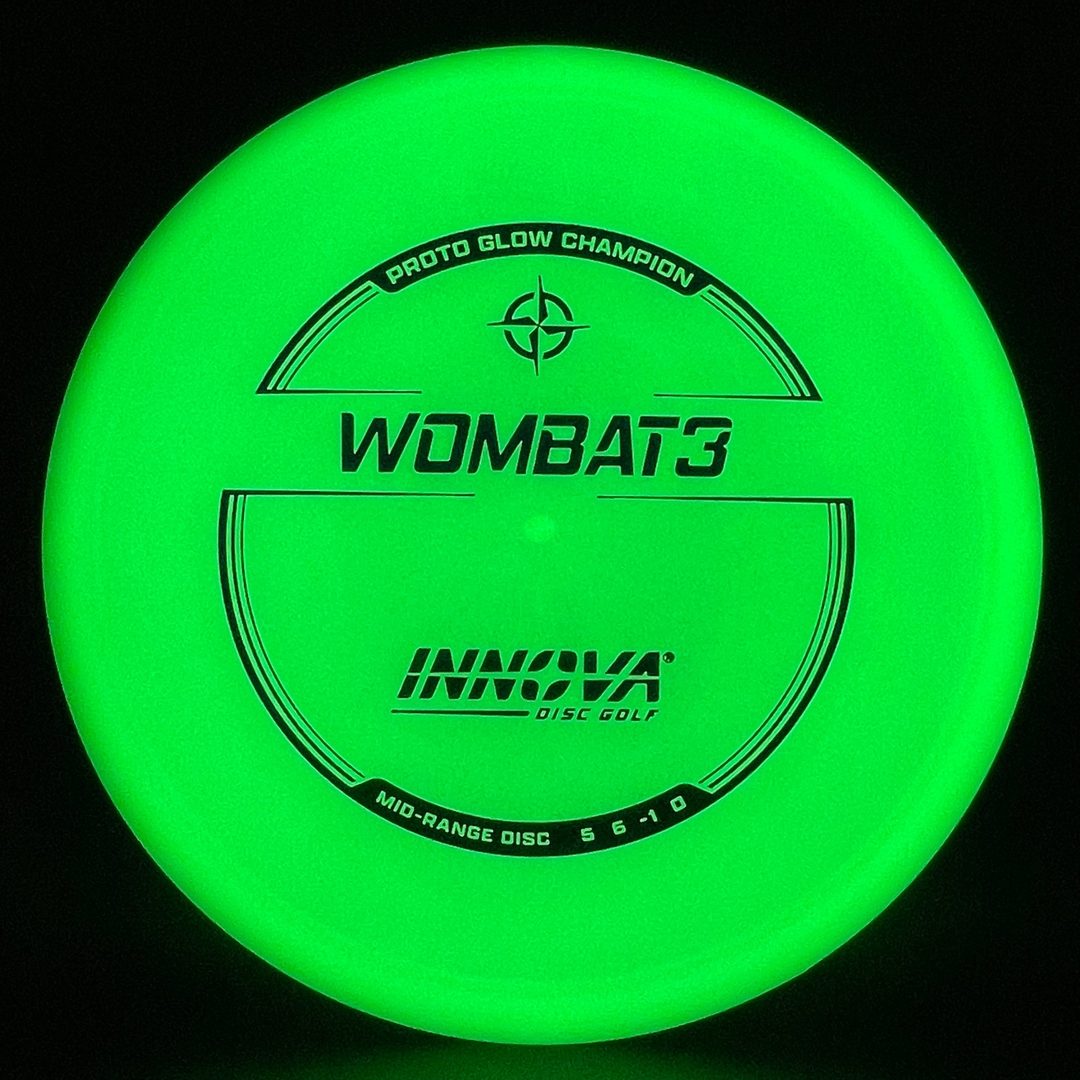 Proto Glow Champion Wombat3 Disco de Golf