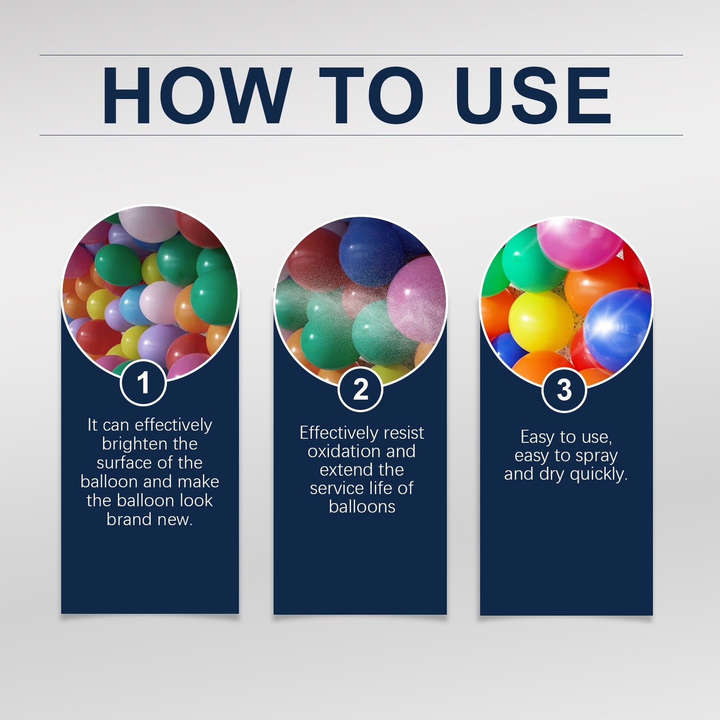 Spray Brillante para Globos de Látex - Acabado Brillante de Larga Duración