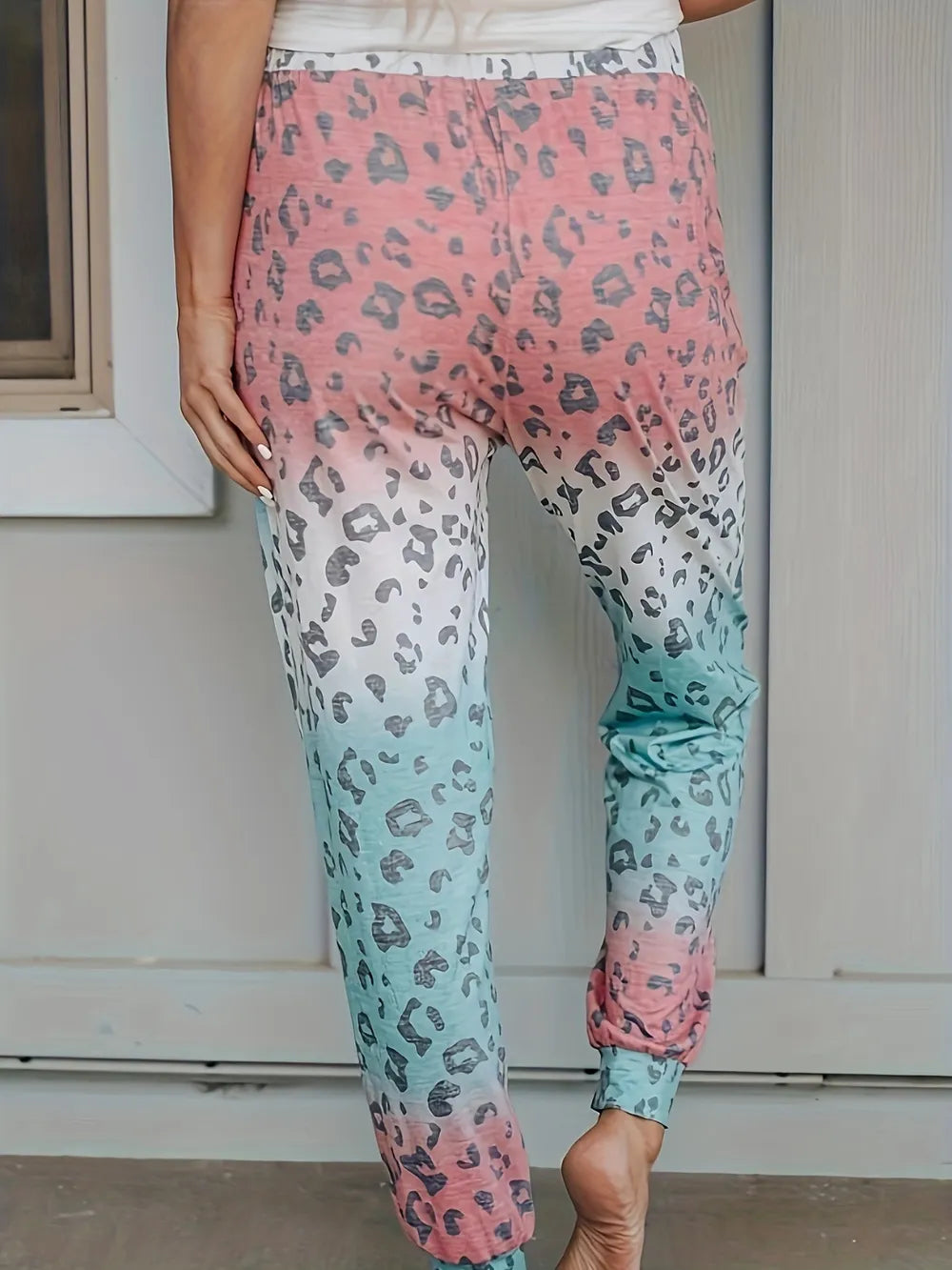 Leggings à Imprimé Léopard pour Femmes - Coupe Ample
