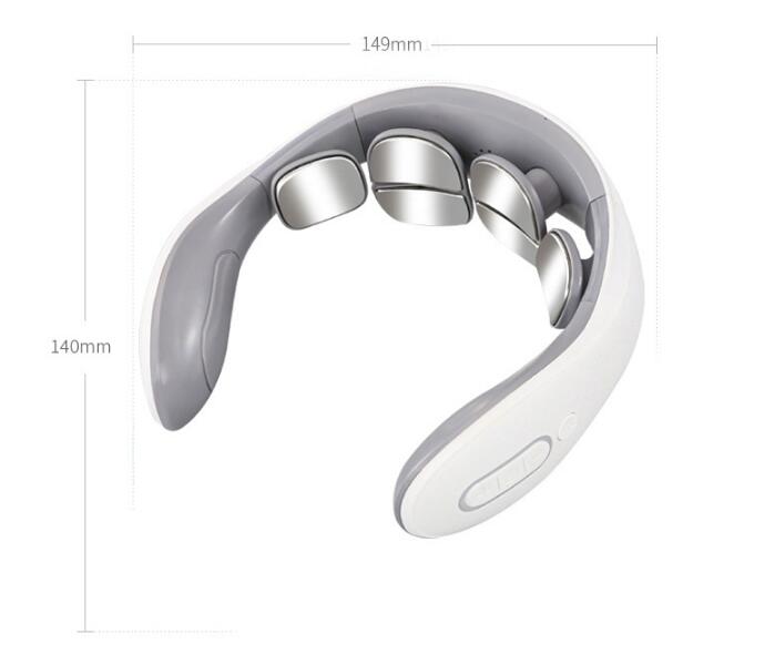 Cervical Spine Massager Home Electric Intelligent Neck Guard Neck Massager Spine Pulse Shoulder And Neck Massager - Korvel