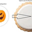 Décorations comestibles pour cupcakes d'Halloween (12 pièces) – Design citrouille