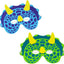 Dinosaur Foam Masks - 12 Count Party Accessory Set