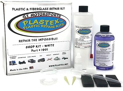 Plastex Plastic and Fiberglass Repair Kit - Versatile Repair Solution