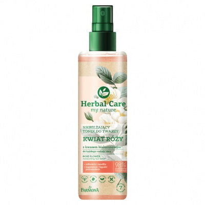 Herbal Care My Nature Moisturizing Face Toner with Rose Flower and Hyaluronic Acid 200ml - Korvel