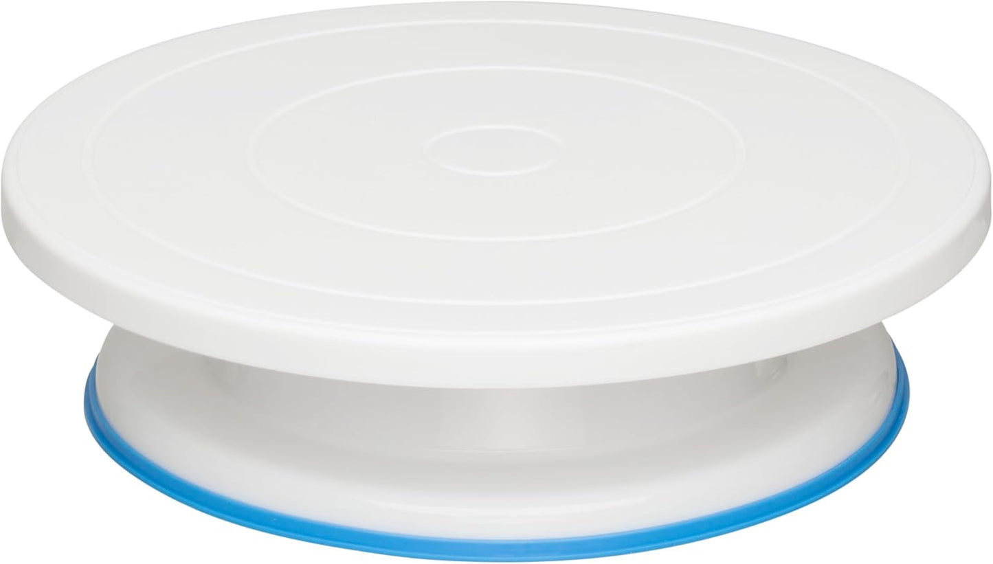 11" Revolving Plastic Cake Turntable with Non-Slip Base
