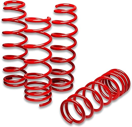 DNA Motoring LS-HC92-RD Suspension Lowering Springs for Honda & Acura