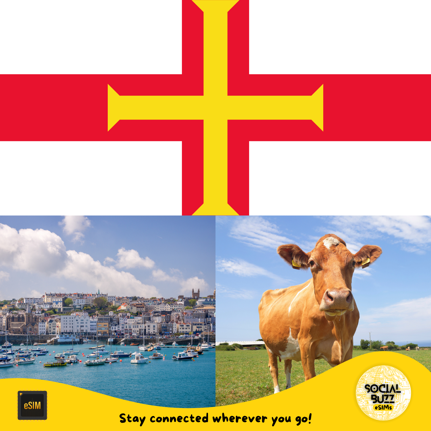 High-Speed Guernsey eSIM Data Plan for Travelers - Korvel