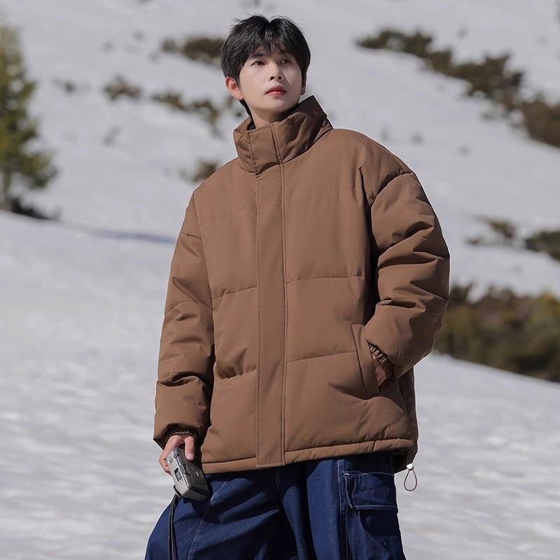 Veste en duvet de coton ample pour l'automne et l'hiver
