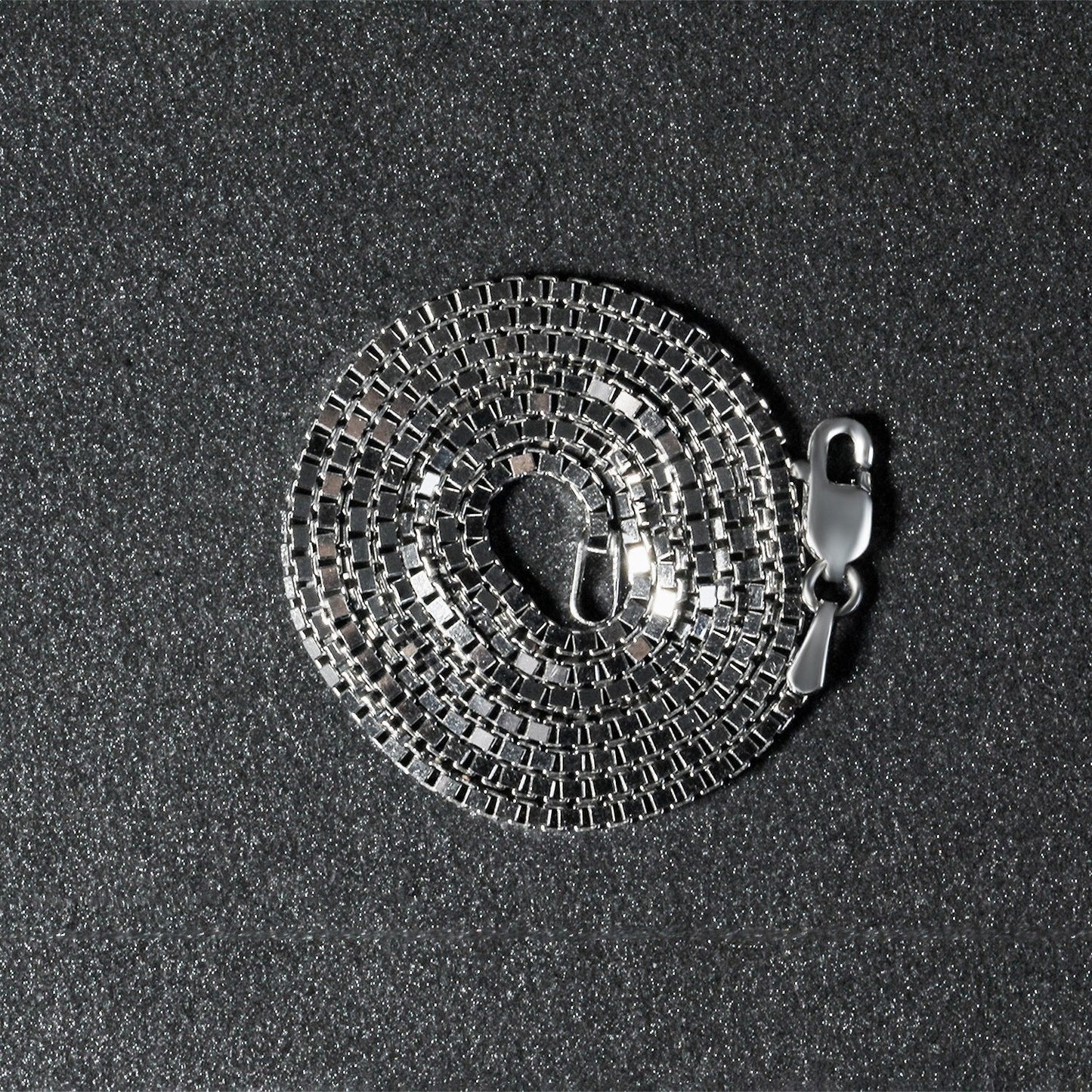 14k White Gold Classic Box Chain - 1.4mm