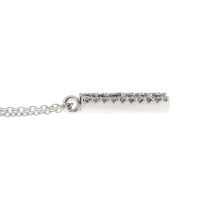.30ct Ruby and Diamond Pendant in 14KT White Gold