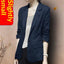 Korean-Style Casual Cotton-Linen Suit Jacket