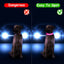 Collier LED Gbruno pour Chien - Collier Lumineux de Sécurité de Nuit avec 9 Couleurs
