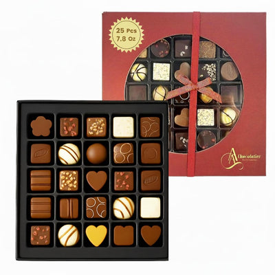 Andy Anand Belgian Chocolate Truffles Gift Box – Gourmet Assortment (25 Pcs)