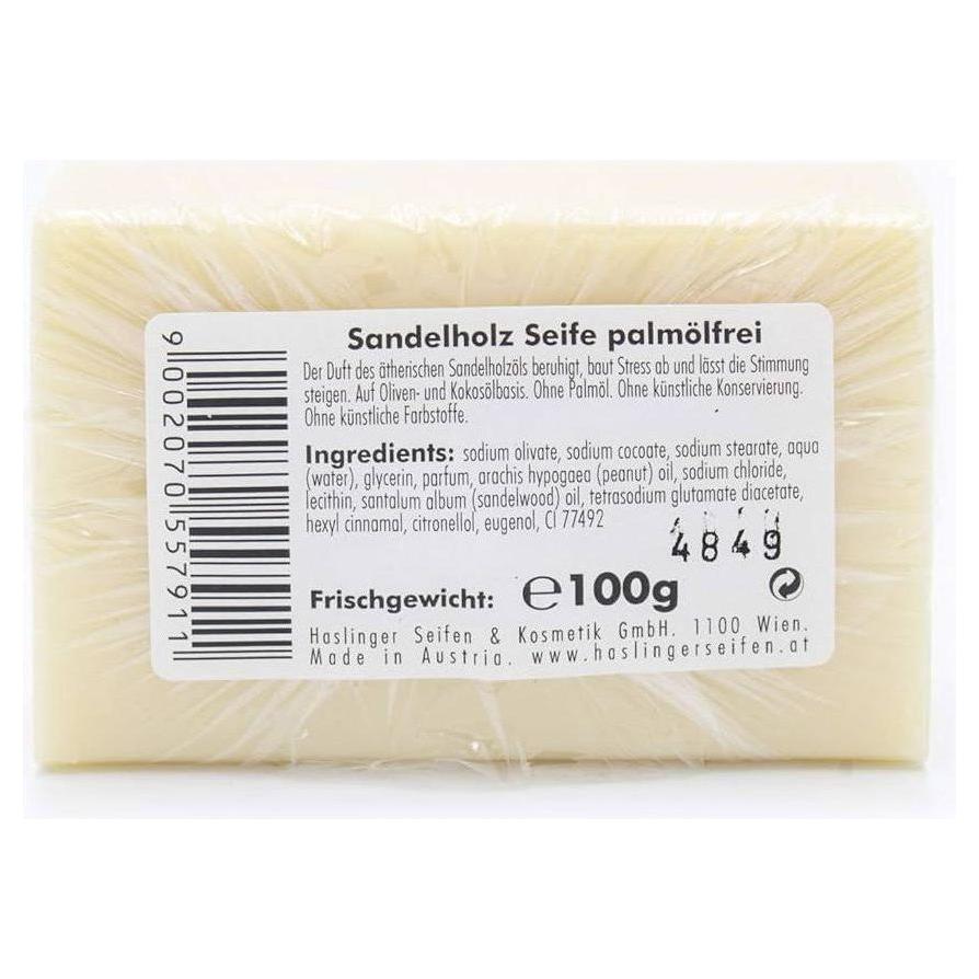 Haslinger Sandelholz Sandalwood Soap - 100g