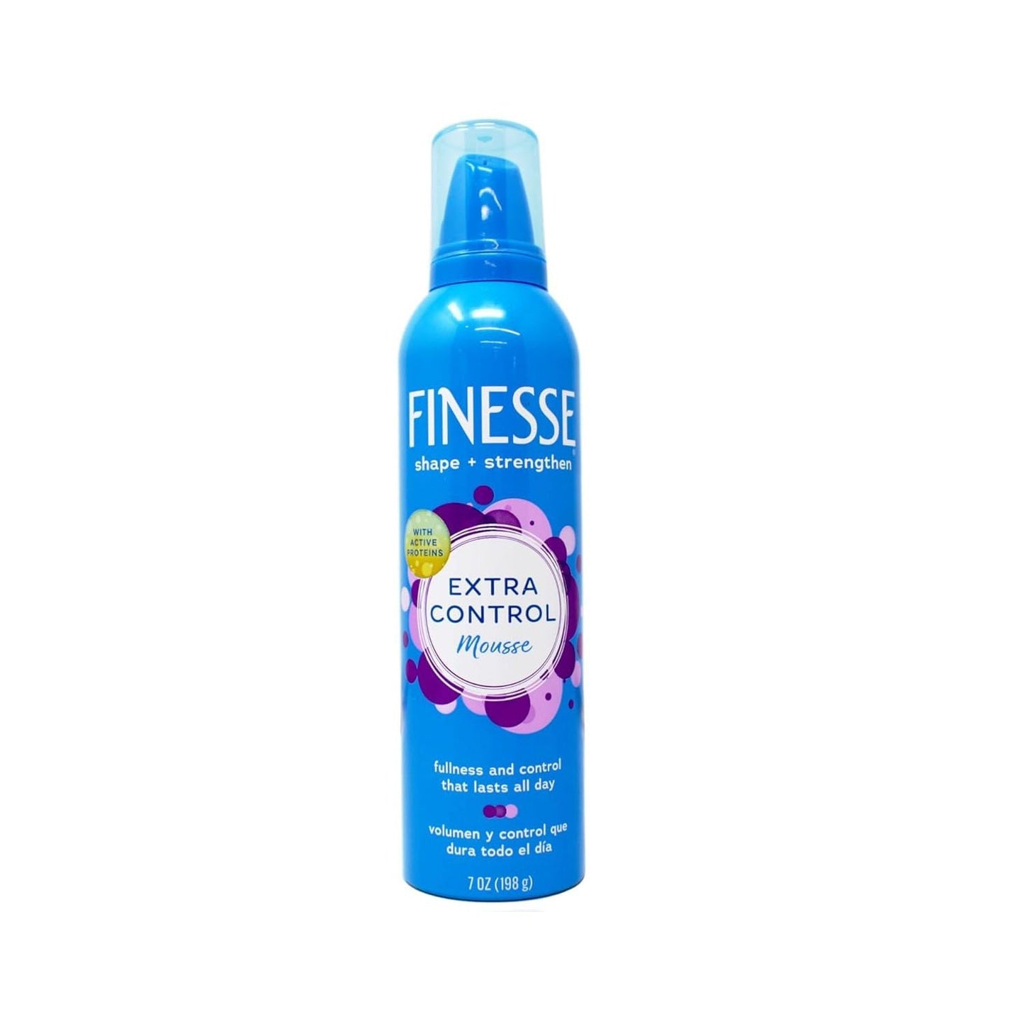 Mousse Autoajustable Finesse, Control Extra – Lata de 7 oz