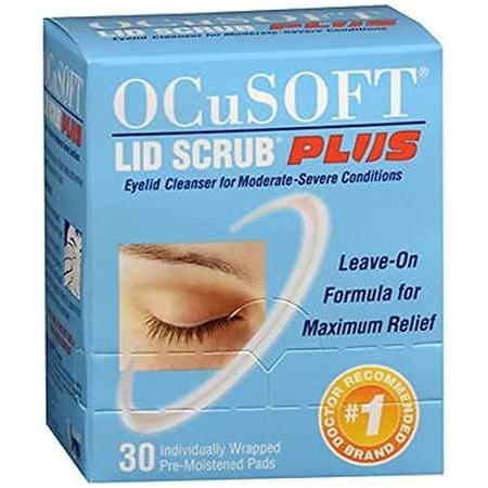 OCuSOFT Lid Scrub Plus - 30 Pads for Eye Care
