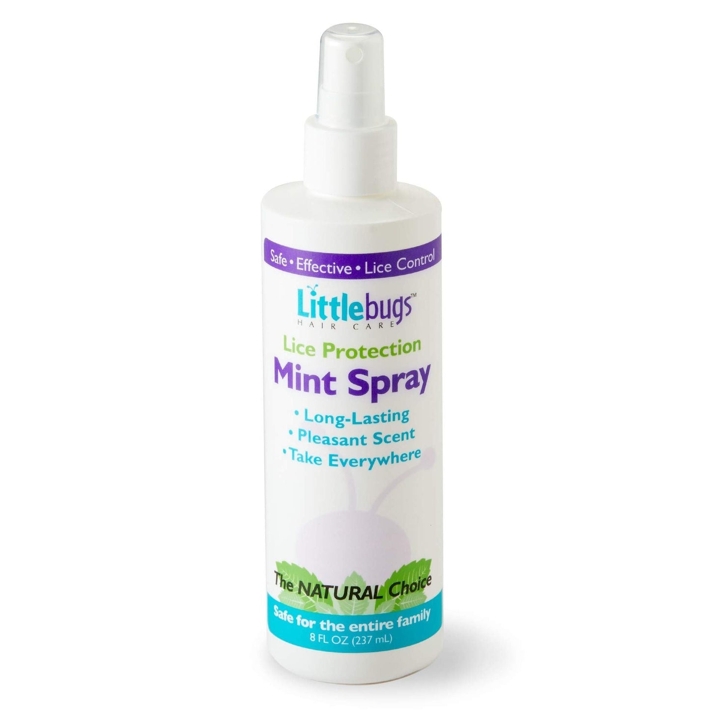 Littlebugs Hair Care Natural Lice Protection Mint Spray - 8 oz