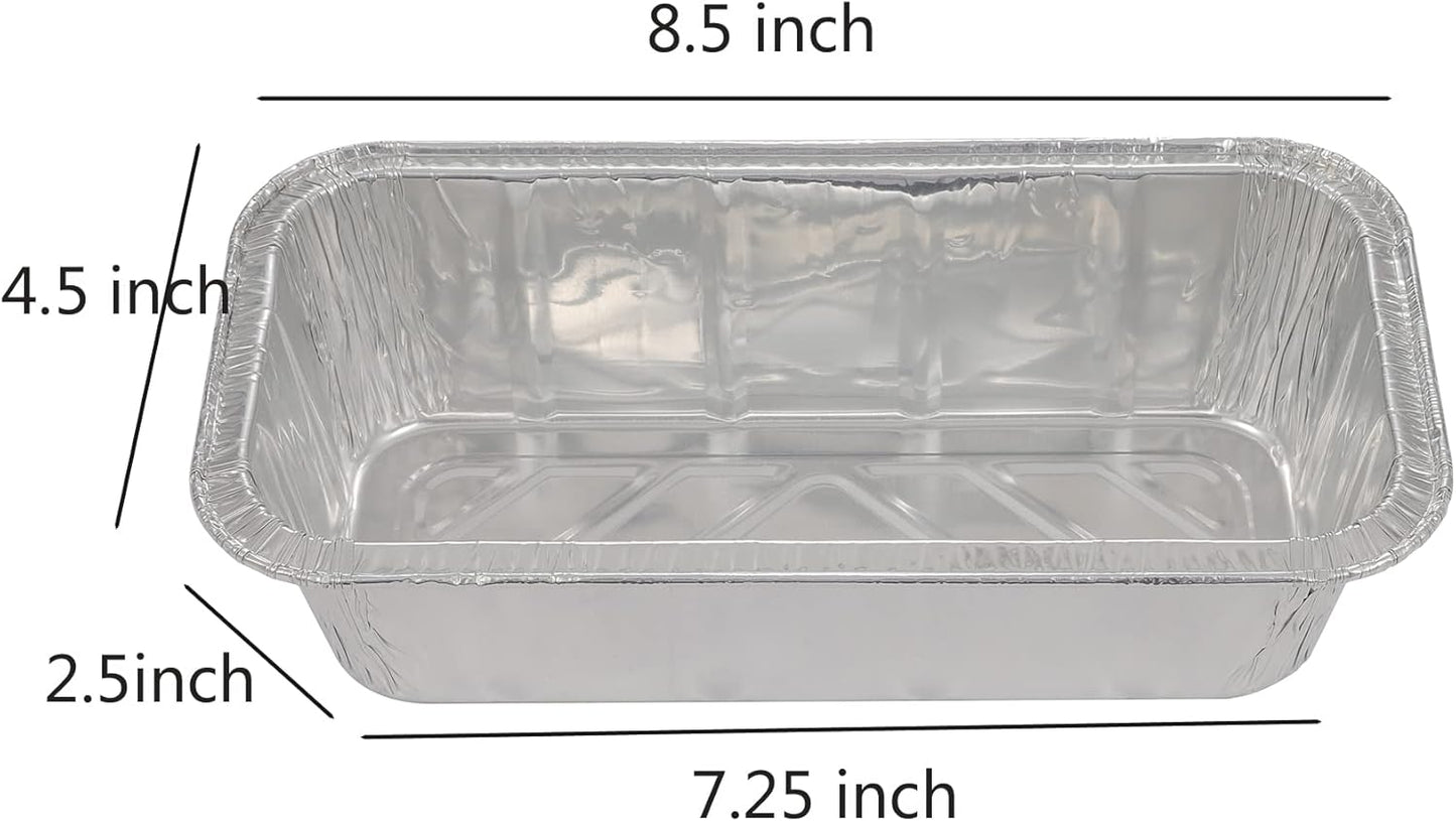 Moule à pain en aluminium de 2 lb - 8 3/4" x 4 1/2" x 2,5"
