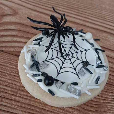 Décorations comestibles pour cupcakes d'Halloween (12 pièces) – Design citrouille