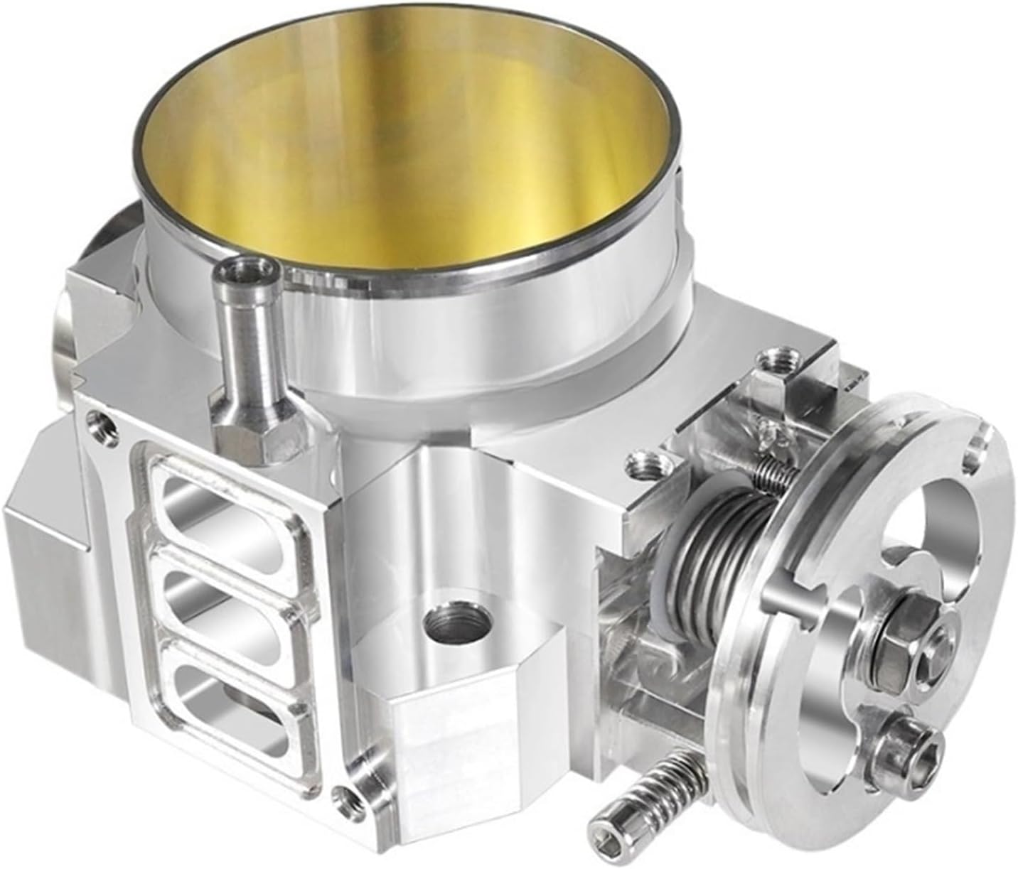 High-Performance 70mm Silver Billet Aluminum Throttle Body for Honda K-Series Engines - Korvel