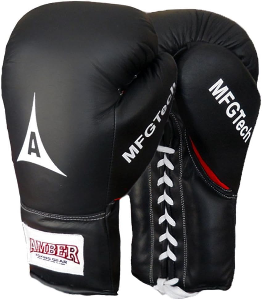 MFG Professional Hook and Loop Leather Training Boxing Gloves