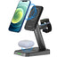15W 3 In 1 Magnetic Wireless Charger Fast Charge Desktop Dock For iPhone 13 12 Pro Max Mini Airpods Apple Watch 7 6 5 4 3 Stand - Korvel