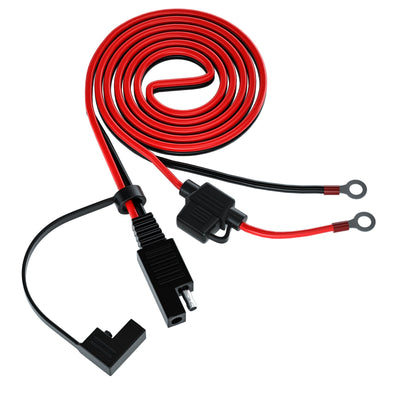 Double insurance SAE plug cable SAE to O-type terminal power cord O-type terminal connection line Photovoltaic extension cord - Korvel