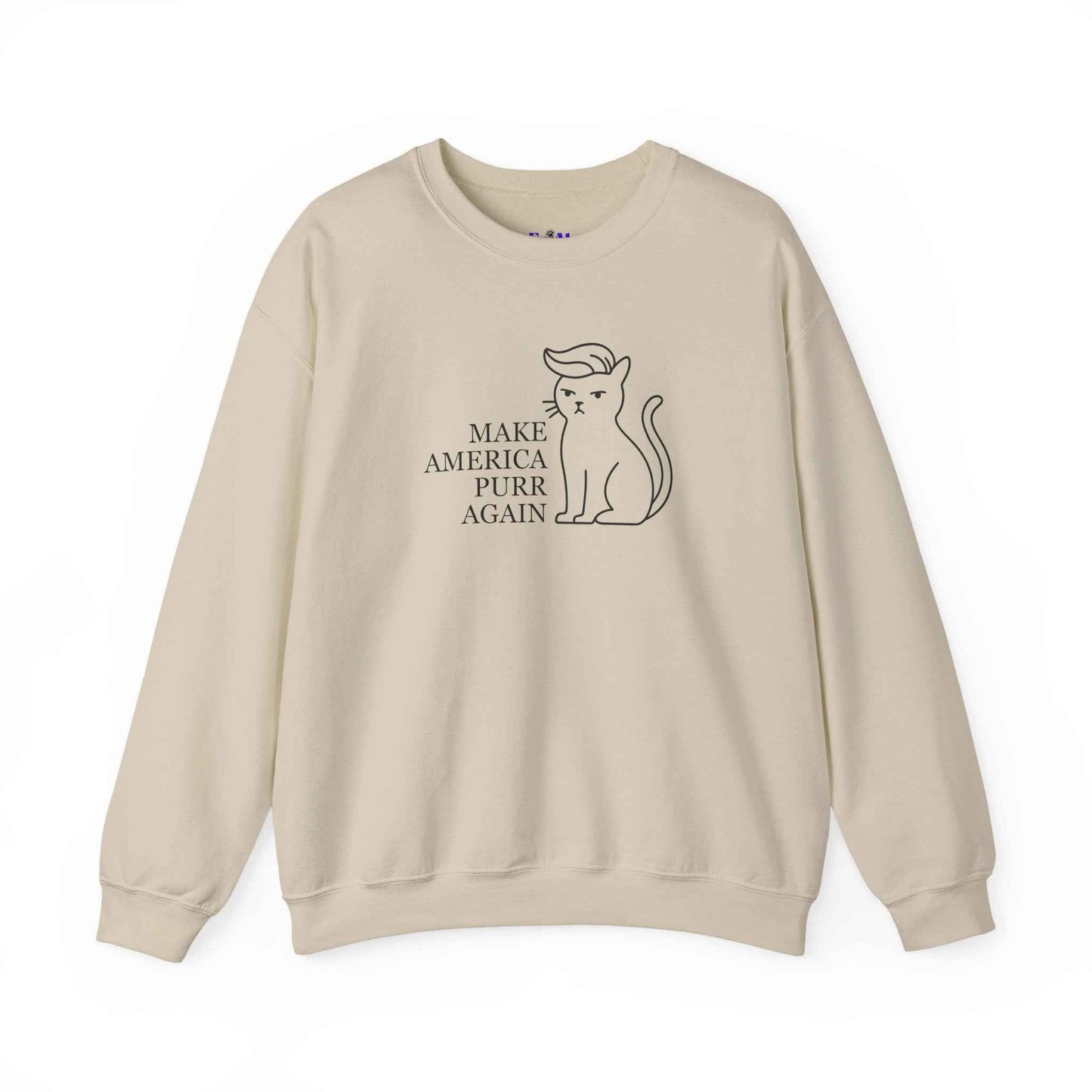 Rendre l'Amérique Purr à Nouveau Sweatshirt Parodique de Chat
