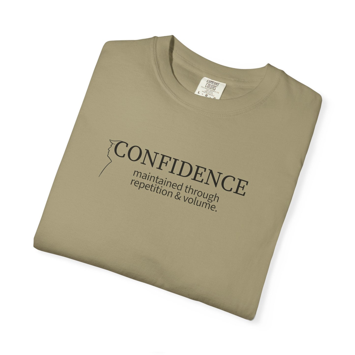 Camiseta Confidence Maintained – Edición Tipografía Minimalista